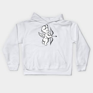 Cupid Boy angel Kids Hoodie